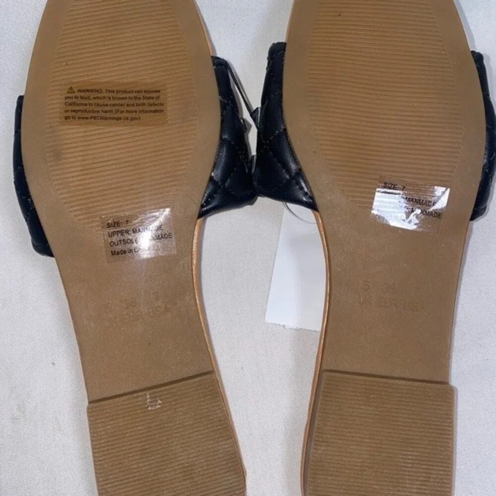 new stud sandal black pyramid triangle flip flop 7 olivia miller rock punk